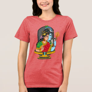 Sacred Shiva Parvati T-Shirt – Divine Love & Cosmi Tri-Blend Shirt