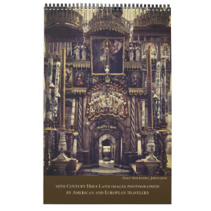 Sacred Sites in the Holy Land Calendar