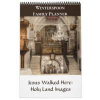Sacred Sites in the Holy Land Calendar