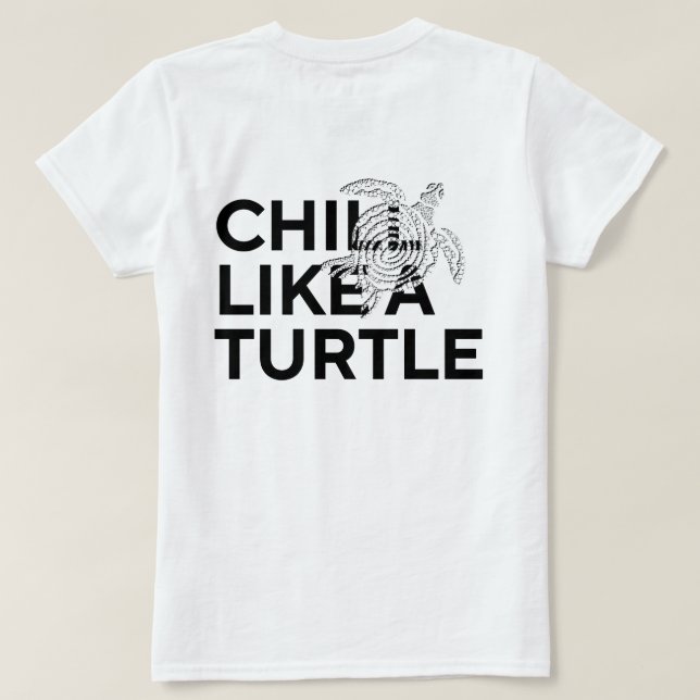Sacred Spiral Turtle T-Shirt (Design Back)