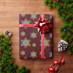 Sacred Star - Star Of Life, 02/3D-CF.  Wrapping Paper