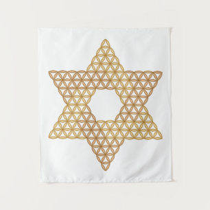 Sacred Star - Star of Life, 04/3D-Br. Tapestry