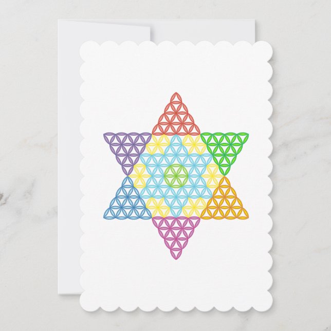 Sacred Star - Star Of Life, 04/3D-CF. Invitation (Front)