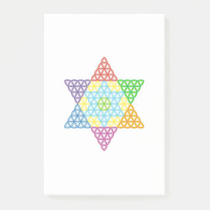 Sacred Star - Star Of Life, 04/3D-CF. Post-it Notes