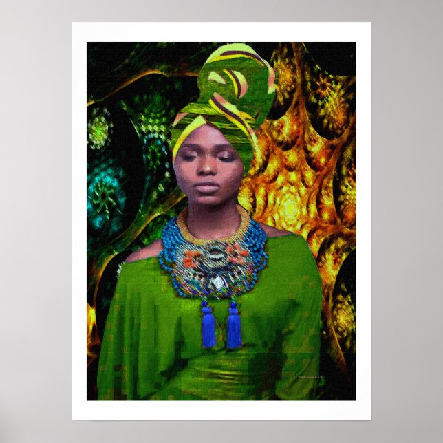 Sacred Stillness: Meditating in Ancestral Light Poster (Front)