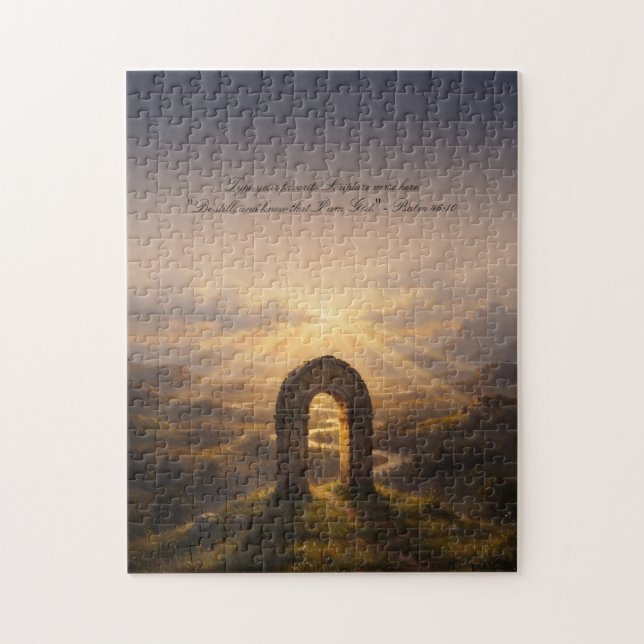 Sacred Stone Arch Sunset Jigsaw Puzzle (Vertical)