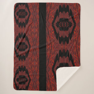 Sacred Storm 17 Sherpa Blanket
