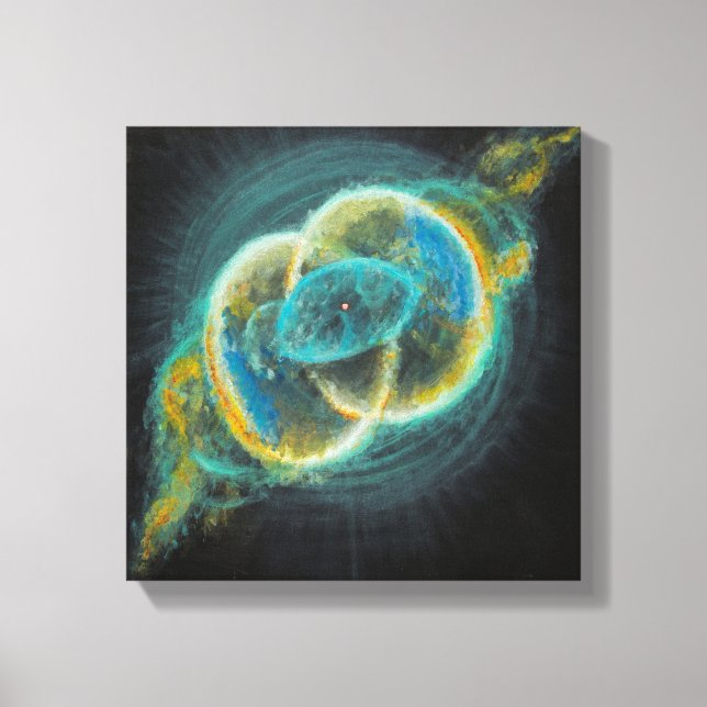 Sacred Union Vesica Piscis Nebulae 111 Canvas Print (Front)