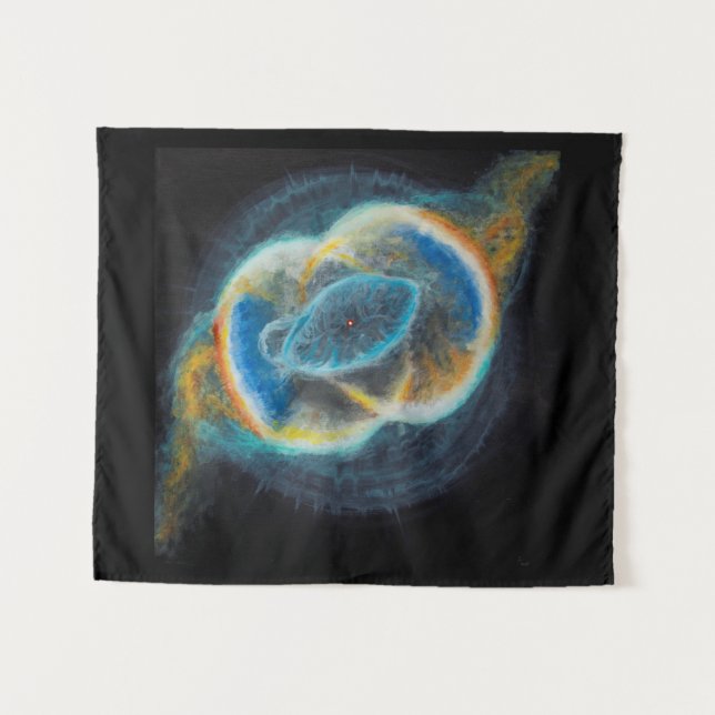 Sacred Union Vesica Piscis Nebulae Tapestry (Front (Horizontal))