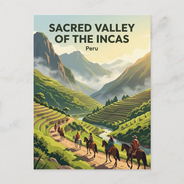 Sacred Valley of the Incas Peru Postcard (Front)
