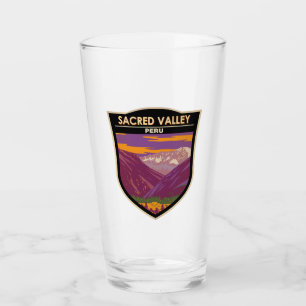 Sacred Valley Peru Travel Art Vintage Glass