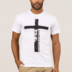 SACRED WARRIOR CROSS T-SHIRT