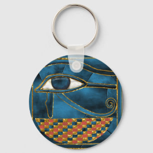 Sacred Wedjat Eye of Horus Key Ring