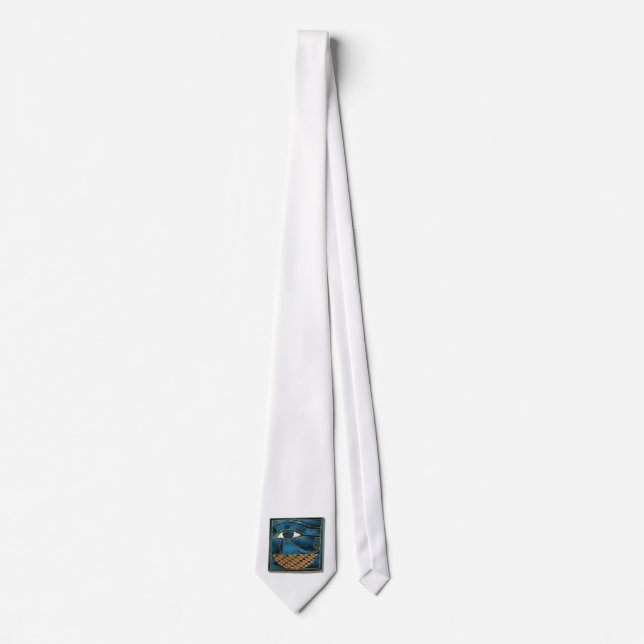 Sacred Wedjat Eye of Horus Tie (Front)