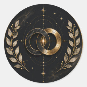 Sacred Wholeness Midnight Edition Wedding Sticker