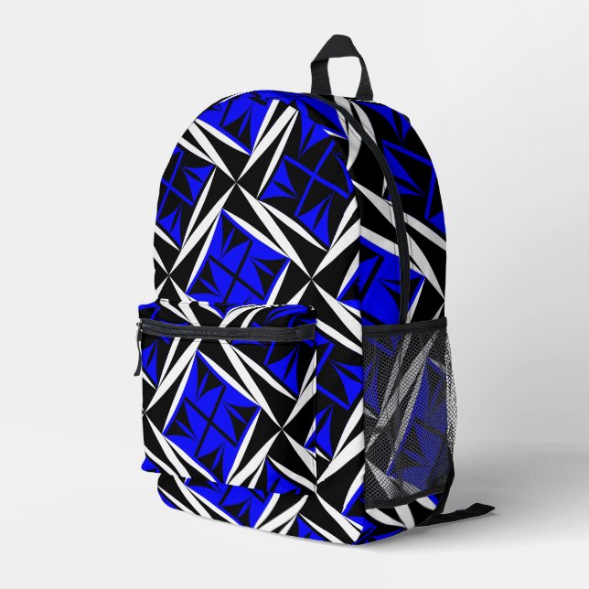 Sacred Winds in Cobalt Backpack (Back Corner Right)