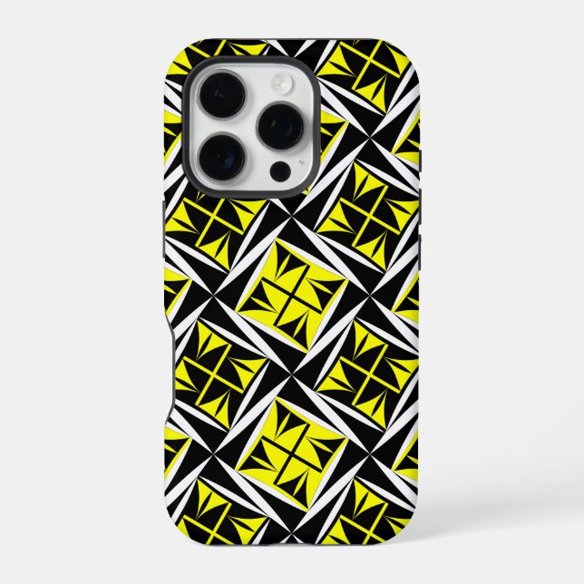 Sacred Winds in Yellow iPhone Case (Back)