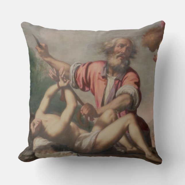 Sacrifice of Isaac Cushion (Front)