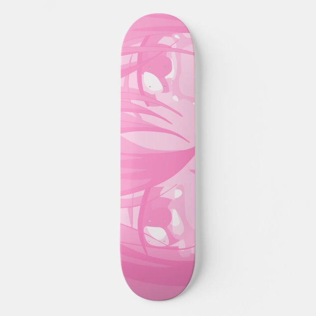 Sad Anime Eyes Skateboard Deck (Front)