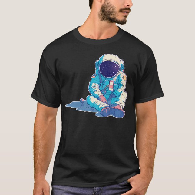 Sad Astronaut 2 T-Shirt (Front)