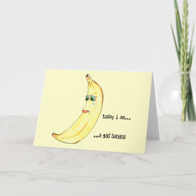 Sad Banana Card (Front)