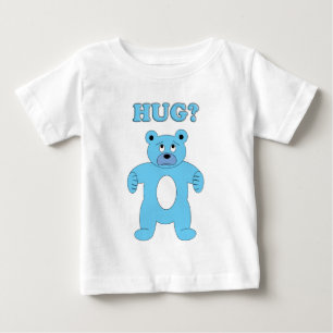 Sad Blue Bear - Hug? Baby T-Shirt