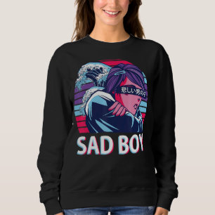 Sad Boy Vaporwave Aesthetic Japanese E Girl Sweatshirt