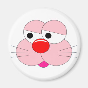 Sad Bunny Cartoon - Cool Fun Magnet