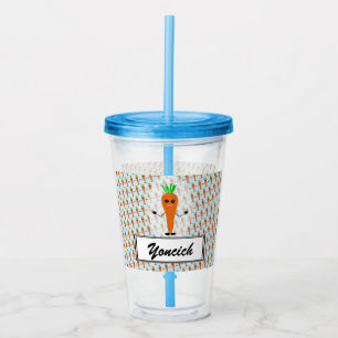 Sad Carrot by Kenneth Yoncich Acrylic Tumbler