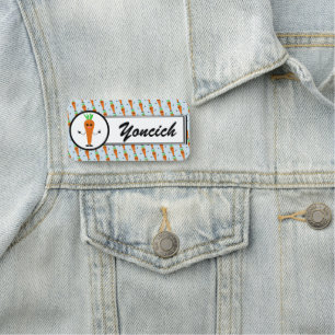 Sad Carrot by Kenneth Yoncich Name Tag