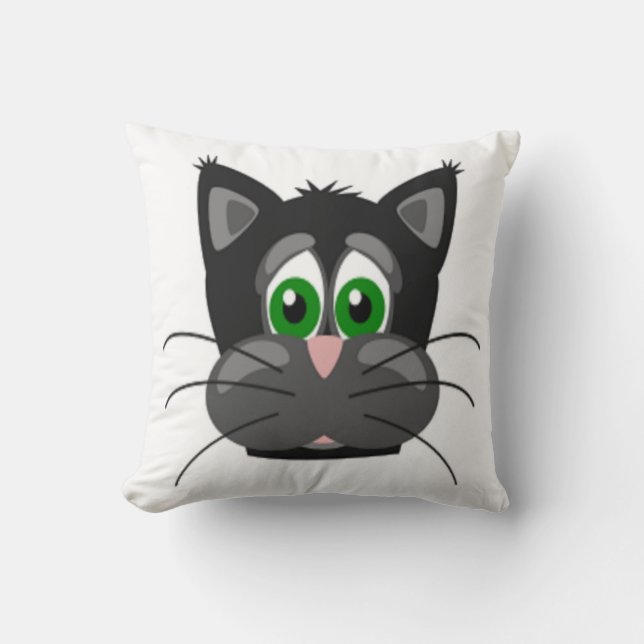 SAD CAT CUSHION (Front)