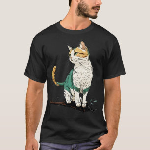Sad Cat Japan Love Cats T-Shirt