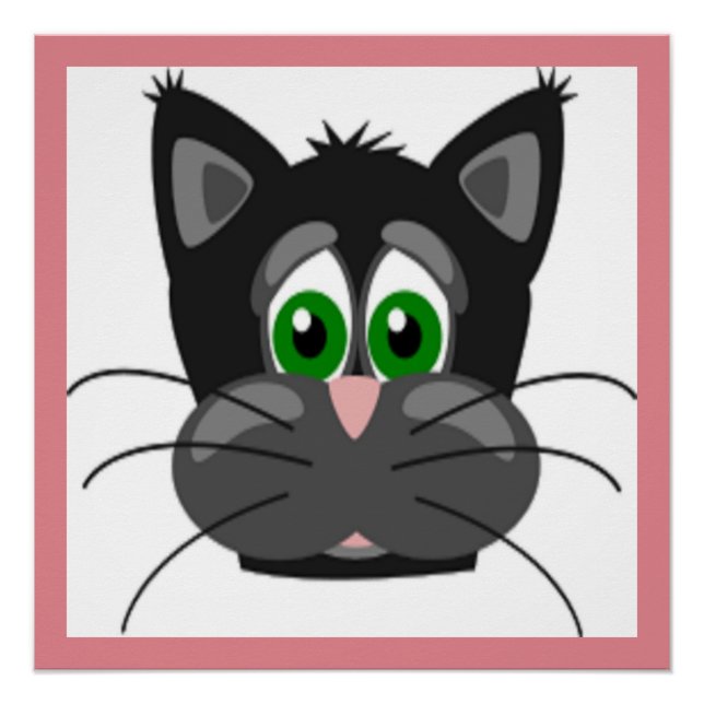 SAD CAT POSTER (Front)