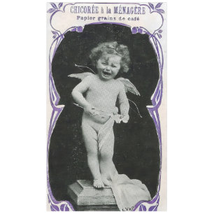 Sad Cherub Angel Print Tablecloth