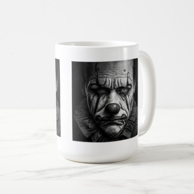 Sad Clown Classic Mug, 15 oz  Coffee Mug (Front Right)
