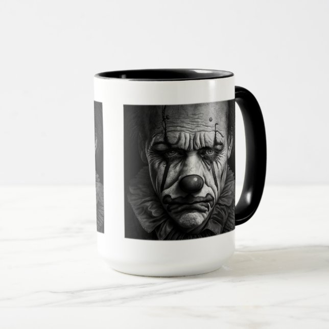 Sad Clown Combo Mug, 15 oz  Mug (Front Right)