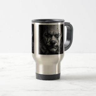 Sad Clown Travel/Commuter Mug, 15 oz Travel Mug