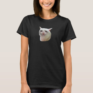 Sad Crying Cat Sauce Dank Meme Trending Funny Gift T-Shirt