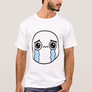 Sad Crying Face Emoji T-Shirt