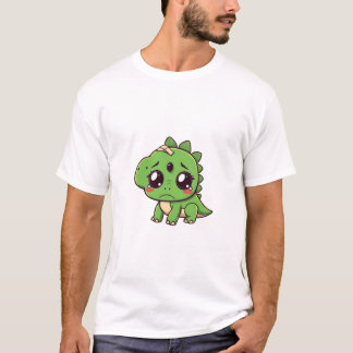 Sad Dinosaur with Bandage T-Shirt