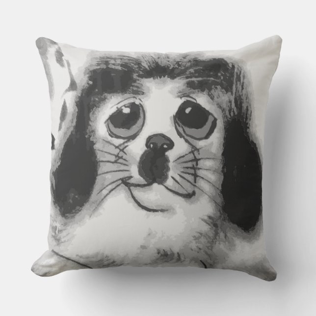 SAD DOG CUSHION (Front)
