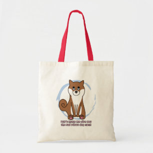 Sad Dog Eyes Shiba Inu Tote Bag