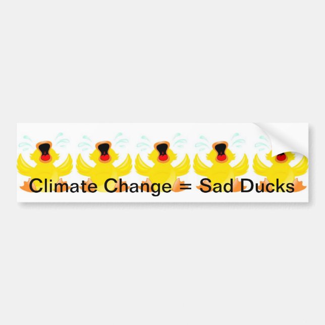 Sad Ducks Bumper sticker (Front)