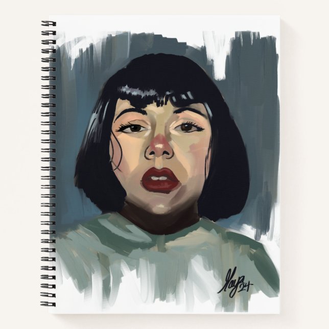 Sad eyes notebook (Front)