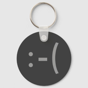 Sad Face Key Ring