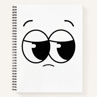 Sad face Notebook