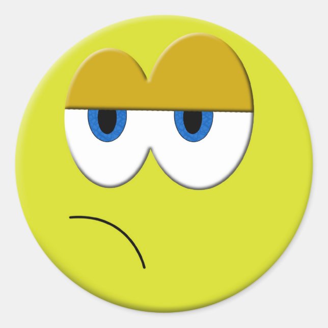 Sad Face Sticker (Front)