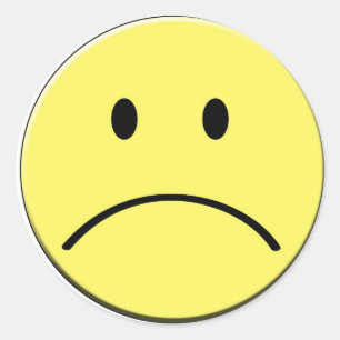 Sad Face Sticker