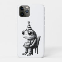 Sad frog Happy birthday