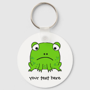 Sad Frog Key Ring